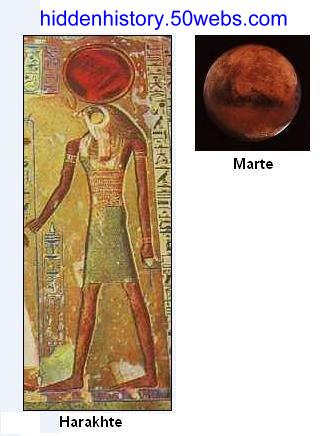 Harakhte and Mars. Harakhte and Mars.